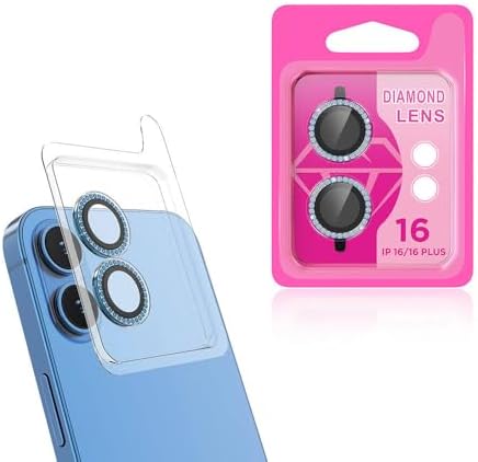 ZORE İle Uyumlu 16 16 Plus CL-06 Kamera Lens Koruyucu Mavi Açık