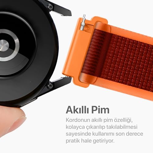 22mm ile Uyumlu Saatler için Trail Loop 46mm Yumuşak Kumaş Kordon (GT6 Pro/GT6/GT5 Pro/GT5/GT4/ 4 Pro/GT3/GT3 Pro/GT2/GT2 Pro)