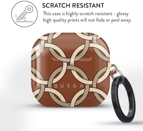 BURGA AirPods 4 ile Uyumlu Kılıf,