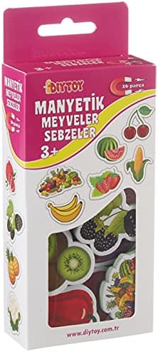 Diytoy Manyetik Meyveler Sebzeler Magnet Seti