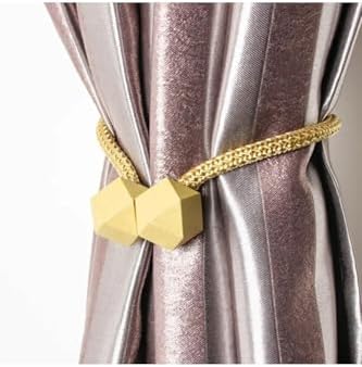 2 Adet Manyetik Perde Klipleri İç Dekorasyon Kare Model Perde Toplayıcı Toka Perde Tutucu Aksesuarı