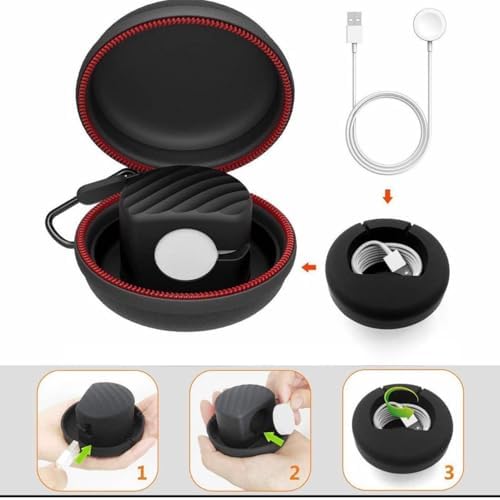 ve AirPods İçin Sert Taşıma Kılıfı Uyumlu Seyahat Tipi Koruyucu Çanta Kablo Düzenleyicili – AirPods 1 2 3 ve Tüm Modelleri Siyah