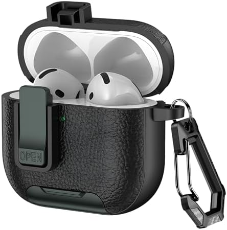 Pro 2 ile Uyumlu Deri Görünümlü Şarj Girişi ve Kapağı Kilitlenebilir Cihazı Tam Saran Silikon Kılıf Kapak (Yeşil, Pro 2)