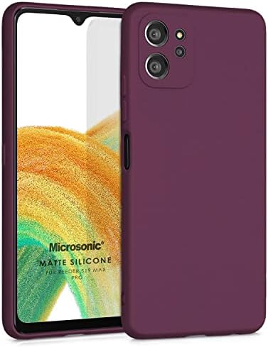 Silicone S19 Max Pro için Kılıf Mor [S19 Max Pro ile Uyumlu Kılıf - Mor]