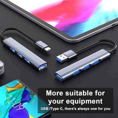 USB Çoğaltıcı Adaptör USB 3.0 Çoklu Bağlantı Noktalı Dağıtıcı Seyahat Laptop PC Notebook Bilgisayar Adaptörü Ev Ofis Kullanımına Uygun C809