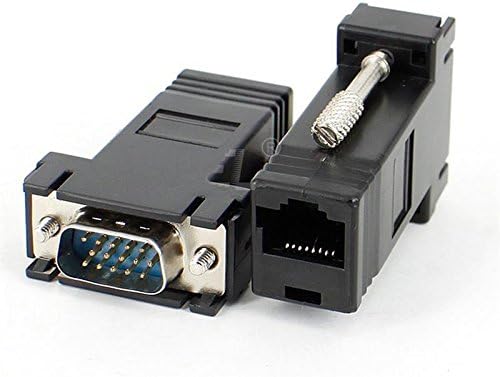 5059 Rj45 VGA Ekleme Ek 30 Metre Uzatıcı Cat5/6 Monitör Extender (2 Adet)