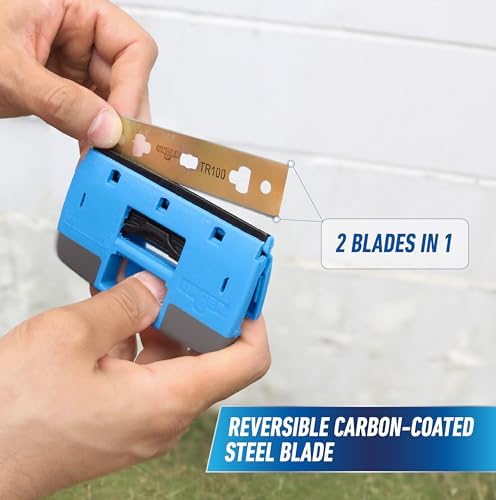 Unger Profesyonel Pencere ve Cam Kazıyıcı, Geri Çekilebilir Güvenlik Korumalı, 10,16 cm