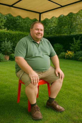 Kırmızı, Plastik Model Sağlam Tabure 36x36x46cm