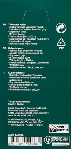 1425 İğne Uç Tükenmez, Siyah, 50' li