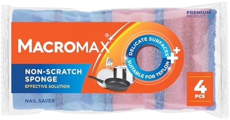 Klasik Yeşil Oluklu Mutfak Süngeri 5’li Paket