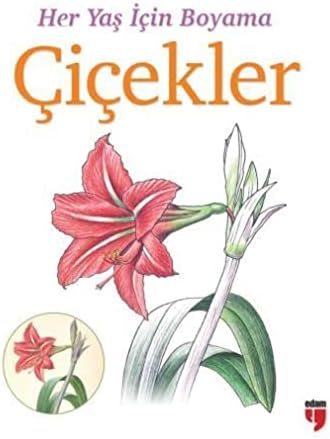 Her Yaş İçin Boyama-Çiçekler