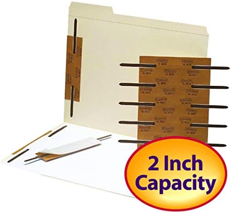 Kendinden Yapışkanlı Metal Bağlantı Elemanı, Güçlendirilmiş, 2" Kapasiteli, Kahverengi, Kutu başına 100 (68215)