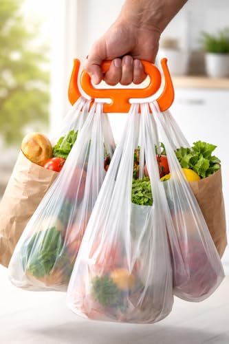 1 Adet Çok Amaçlı Market Pazar Poşet Taşıma Aparatı Poşet Tutucu Taşıma Kiti