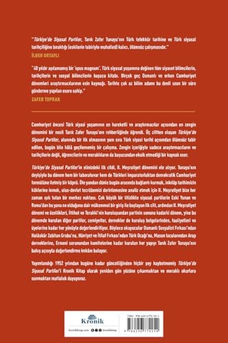 Türkiye'de Siyasal Partiler Cilt 1: İkinci Meşrutiyet Dönemi