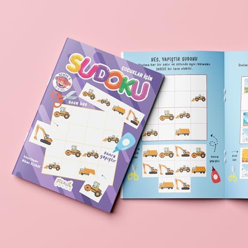 Çocuklar için SUDOKU - Seviye 3 (5-6 yaş)