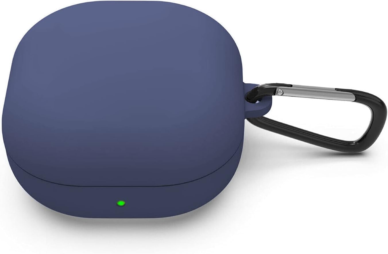 Galaxy Buds 2 için Kılıf Mat Silikon Lacivert [Buds 2 ile Uyumlu Kılıf - Lacivert]