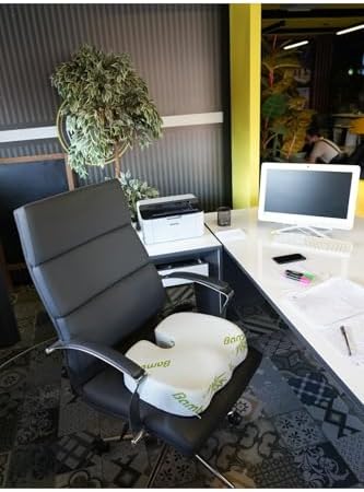 Whiteblanco Bambu Kılıflı Visco Ortopedik Hemoroid Minder