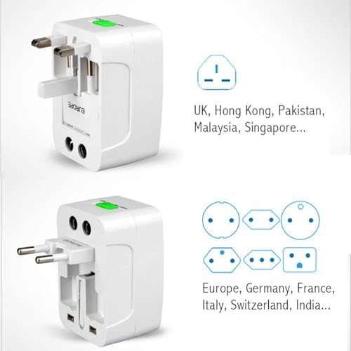 150+ Ülke Çoklu Priz Çevirici Dönüştürücü Seyahat Adaptörü, Amerika, İngiliz, Avrupa, Avustralya, EU US UK AU China Fiş Dönüştürücü