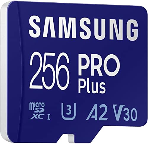 SAMSUNG PRO Plus microSD Hafıza Kartı, 256 GB, Siyah