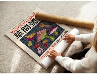 Yayoi Kusama Çerçevesiz Poster, Modern Dekoratif Çerçevesiz Poster, Tablo, YayoiKusama-10, 30 x 40