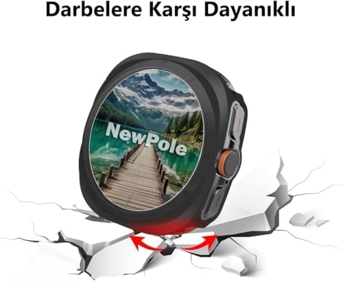 Samsugn Galaxy 7 Ultra 47mm Kasa Koruyucu Kılıf Şeffaf – Tam Uyumlu Sert PC Darbeye Dayanıklı Galaxy 7 Ultra ile uyumlu Kapak Akıllı Saat Kılıfı (Şeffaf)