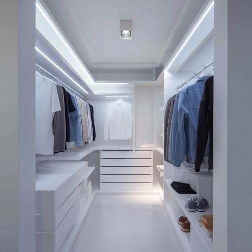 3 Metre Beyaz Şerit Led Işık Çıt Çıt Anahtar Tak Çalıştır Hazır Set Adaptör Dahil, Açma-Kapama Düğmesi, Mutfak, Tezgah, Dolap içi, Ayna, Tv Ünitesi Aydınlatma