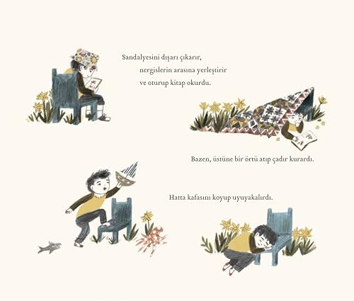 Küçük Mavi Sandalye (Ciltli)