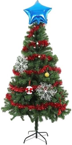 1 Adet 1.7 Metre Kırmızı Kalın Yılbaşı Püskül Süsü Tinsel Garland,Süs T77, Kırmızı