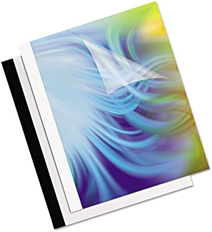 termal Presentation Cover – 240 Sheet, siyah plastik siyah 10PIÈCE (S) donanim-cilt – simdiki Yasadigimiz maddi-cilt (, plastik, siyah, 240 yaprak, 215,9 mm, 25,4 mm, 279,4 mm)