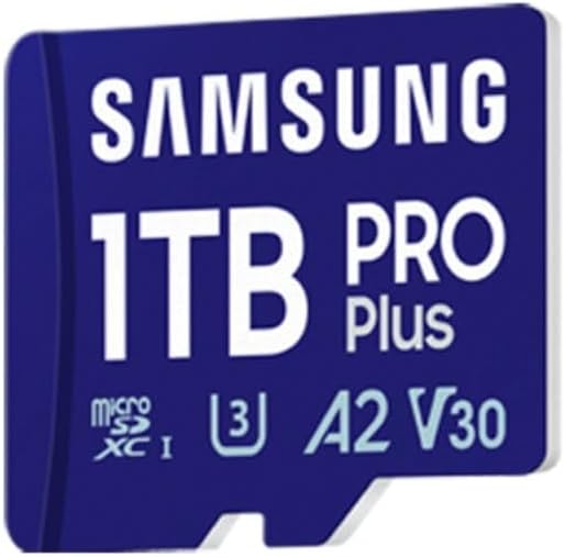 Adaptörlü 1TB PRO Plus Micro SD Hafıza Kartı, UHS-1 SDR104, Sınıf 10, Sınıf 3 (U3), 180MB/s/130MB/sn'ye Kadar Okuma/Yazma, 10 Yıl Sınırlı Garanti