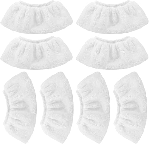 KEEPOW 8 Mikrofiber Kapak Seti Buharlı Temizleyici Aksesuarları için Uyumlu SC 2, SC 3, SC 4, SC 5 (el memesi için)