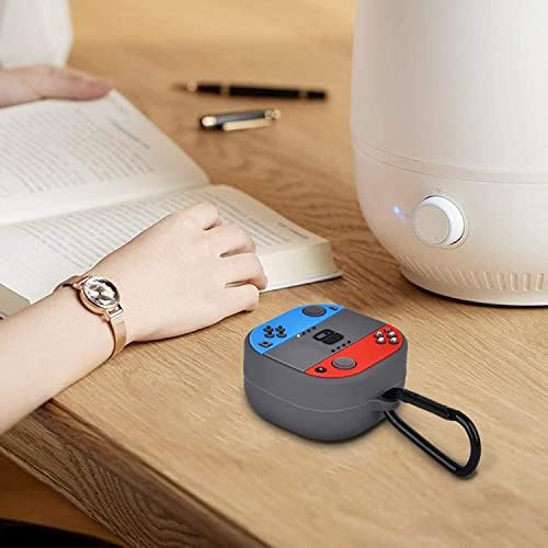 Galaxy Buds Live ile uyumlu Kulaklık Kılıfı Yumuşak Soft Dokunuş Karakter Görünümlü Kılıf Nint-endo