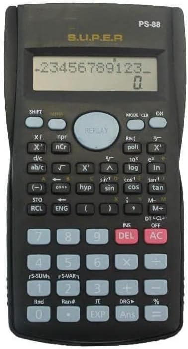 240 Fonksiyonlu Bilimsel Hesap Makinesi 12 Haneli
