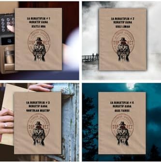 Dörtlü Paket Premium 2026 Dedektif Kara #1-2-3-4 Dedektif Oyunu