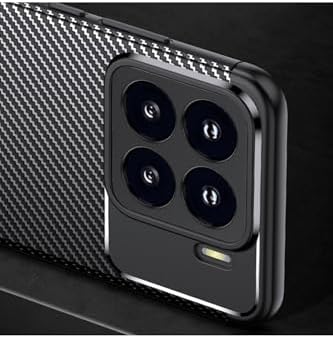 - ile uyumlu Mi 15t Pro Kılıf Kamera Korumalı Karbon Desenli Uzun Ömürlü Renk Atmaz Koruyucu Silikon Kapak