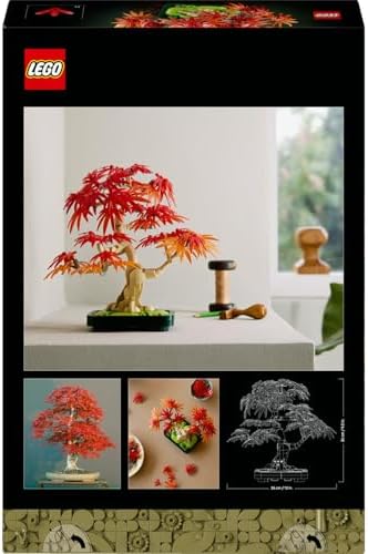 Kırmızı Akçaağaç Bonsai Ağacı 10348 - Yetişkinler için Dekoratif Yapım Seti, Bitki Severler İçin Yaratıcı Hediye Fikri, Doğum Günü Hediyesi (474 Parça)