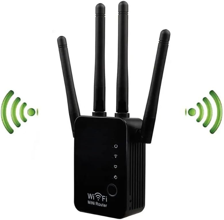 4 Antenli 300MBPS Wifi Repeater Kablosuz Sinyal Güçlendirici Access Point