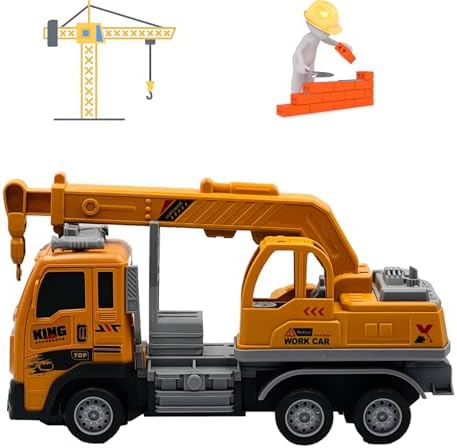 Uzaktan Kumandalı Şarjlı Full Fonksiyon Işıklı İnşaat Makineleri 27 Mhz 1:16 Ölçek (Vinç)