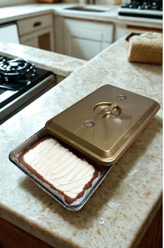 Buhar Kanallı Dikdörtgen Borcam Kapağı Fırın ve Mikrodalga Uyumlu