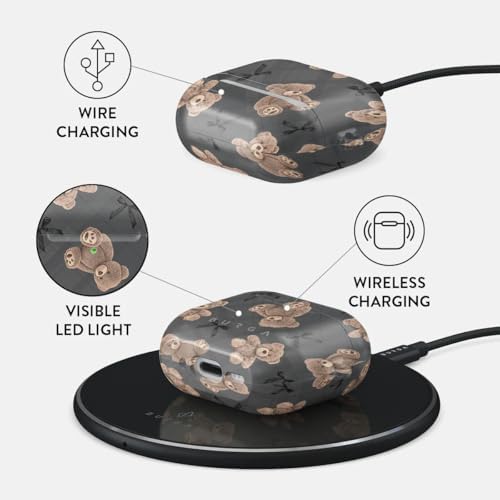 BURGA AirPods 4 ile Uyumlu Kılıf, BFF