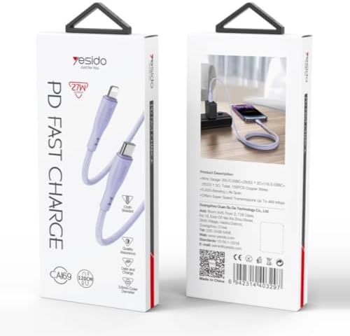 27W Type-C to Lightning PD Hızlı Şarj Kablosu 1.2M