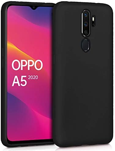 Silicone Oppo A5 2020 için Kılıf Siyah [A5 2020 ile Uyumlu Kılıf - Siyah]