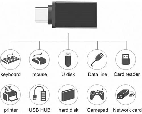 USB 3.0 to Type-C OTG Adaptör Dönüştürücü - 3 Farklı Model (Siyah)