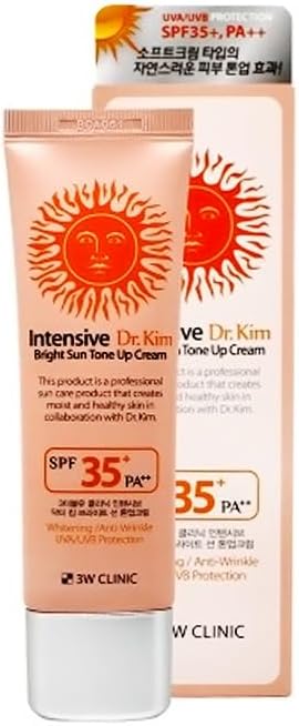 3W CLINIC Canlı ve Parlak Görünüm Sağlayan SPF 35 PA 3W Clinic Bright Sun Tone Up Cream