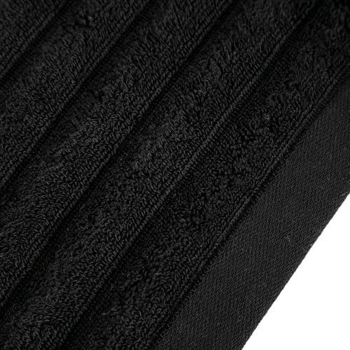 Yüz Havlusu Siyah 50x80