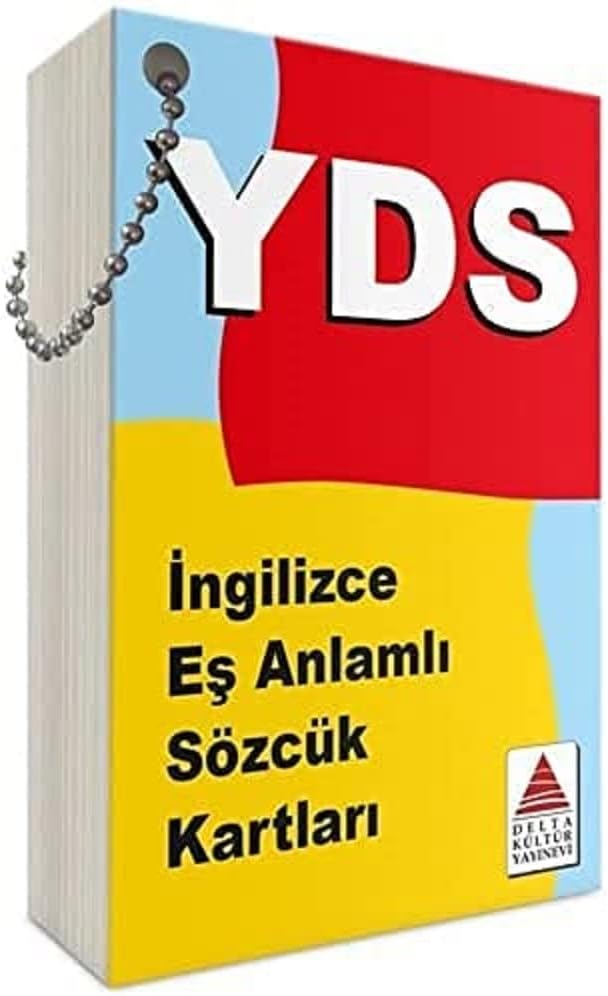 İngilizce Eş Anlamlı Sözcük Kartları (YDS)