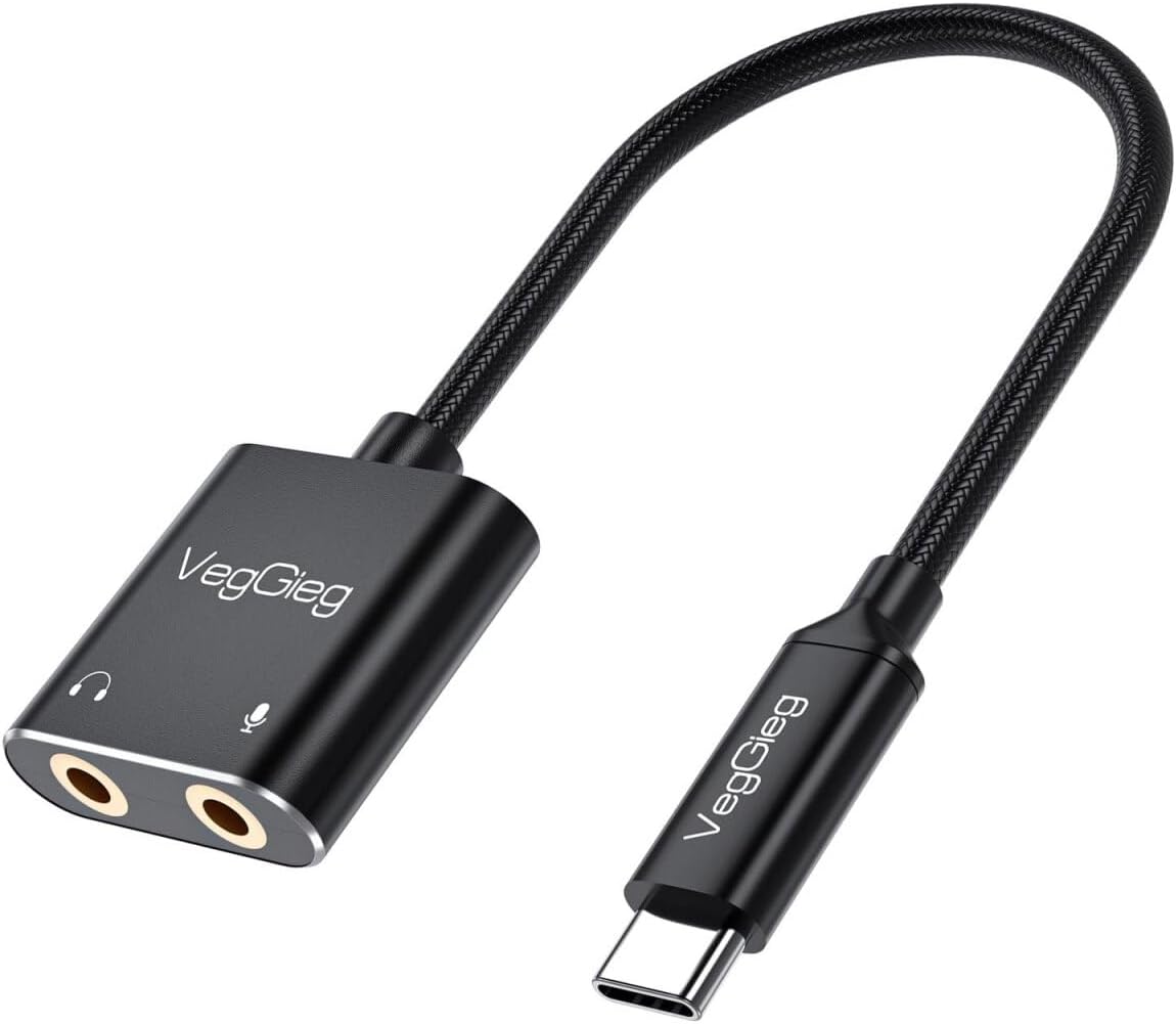 Type-C Ses Kartı 3.5mm Kulaklık ve Mikrofon Girişli