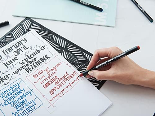 1255 kaligrafi kalemi - koyu kahverengi - 1 kalem - kaligrafi ucu 3,5 mm