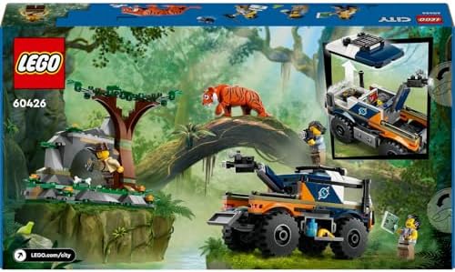 City Orman Kaşifinin Arazi Kamyonu 60426-6 Yaş ve Üzeri Çocuklar için Yaratıcı Oyuncak Yapım Seti (314 Parça)