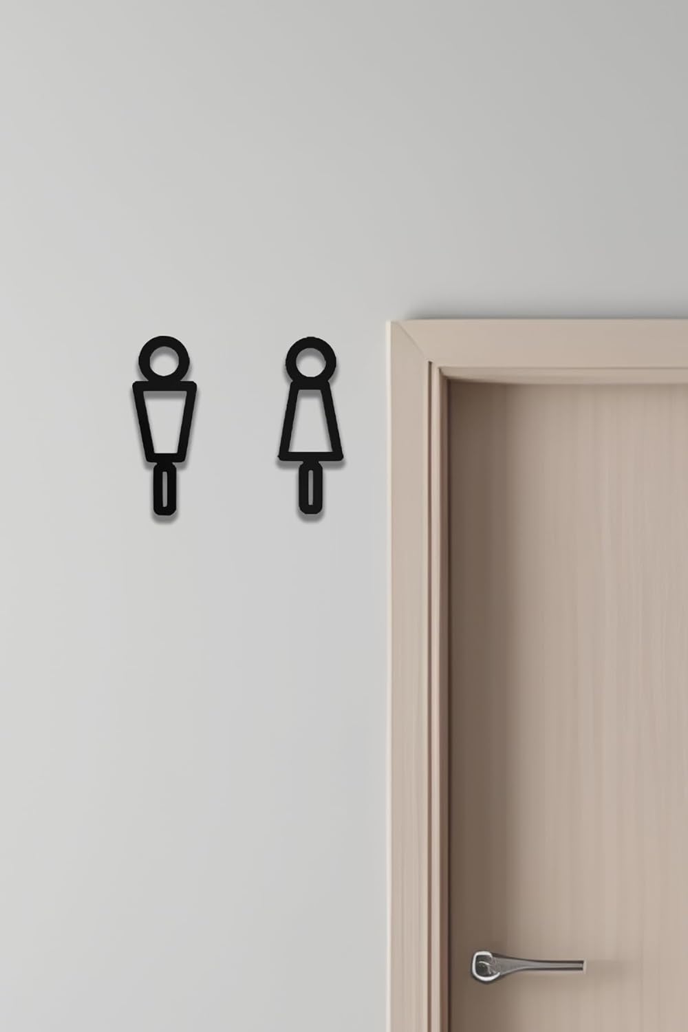 WC Tabelası, Tuvalet Levhası, Kadın Erkek Tabela OS10